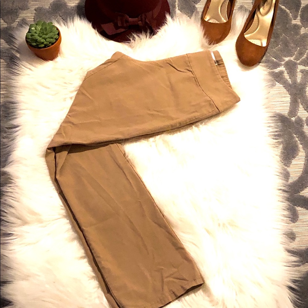 Khaki/Tan Professional/Work Stretchy Pants